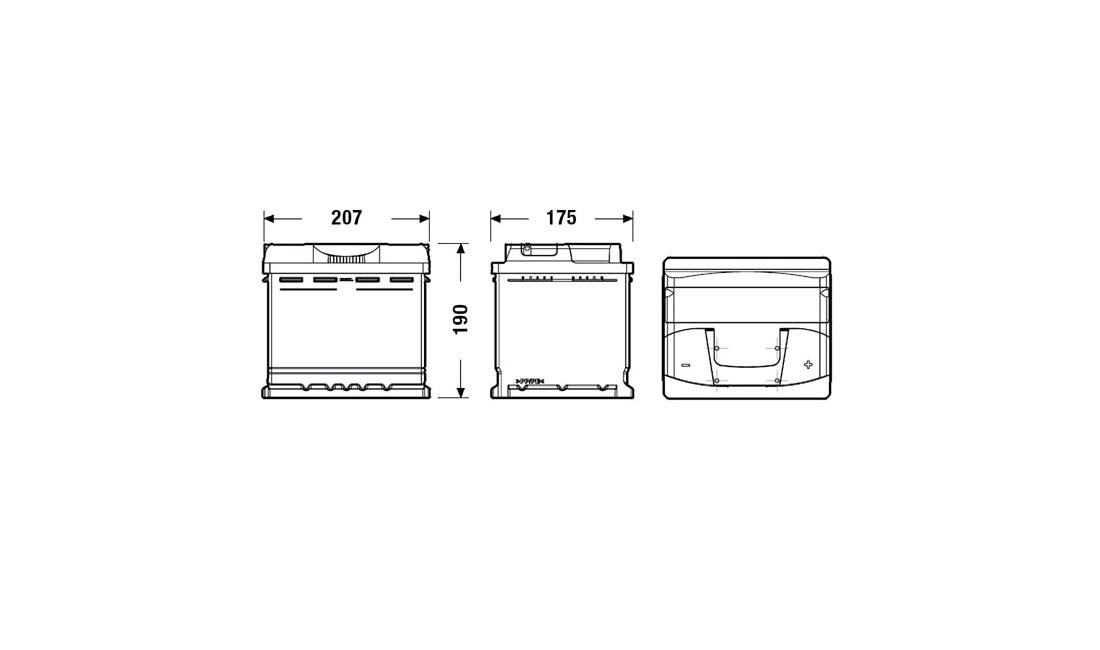 Batteri 12V 50Ah