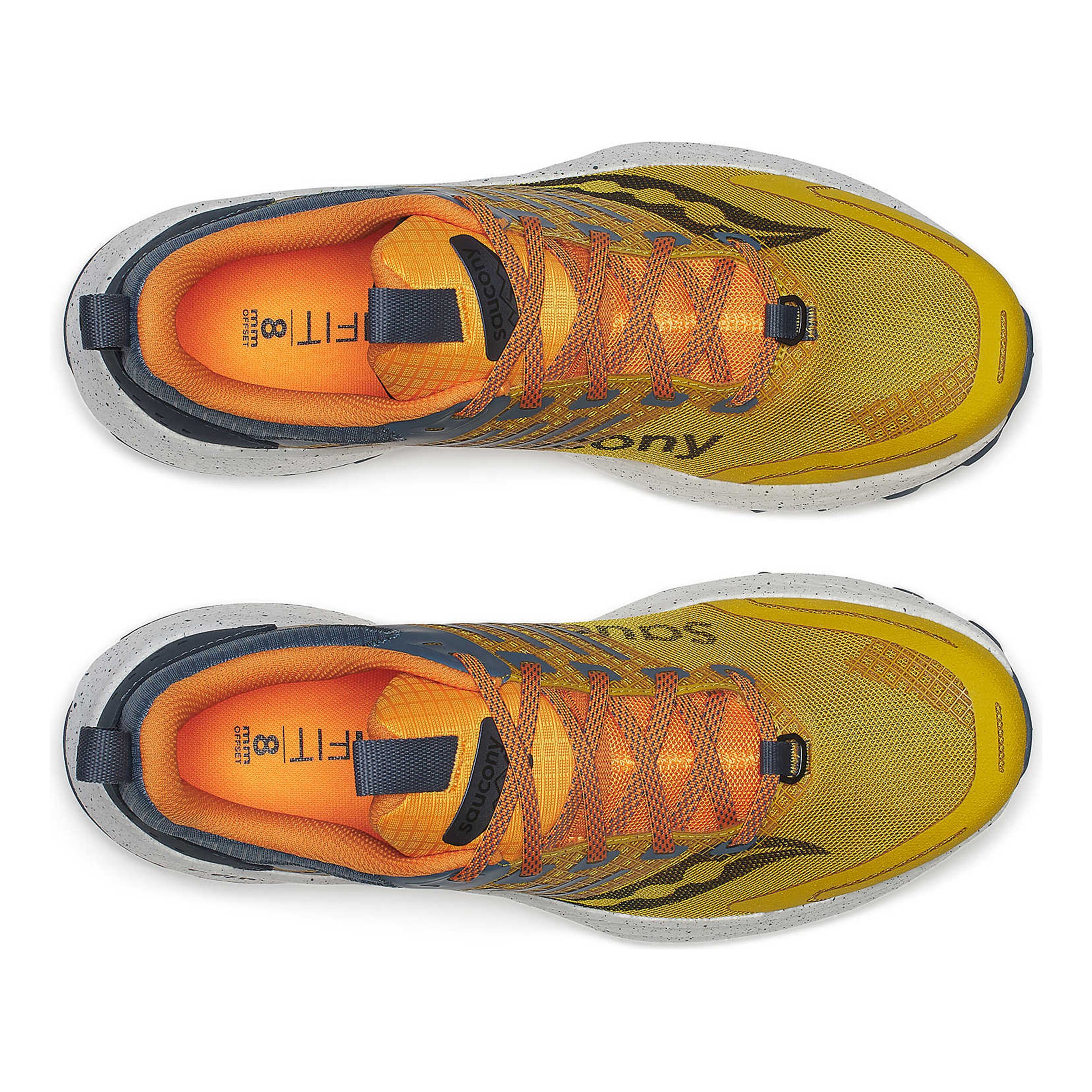 Saucony Ride TR2 Chaussure Trail Hommes - Jaune , Bleu Gris