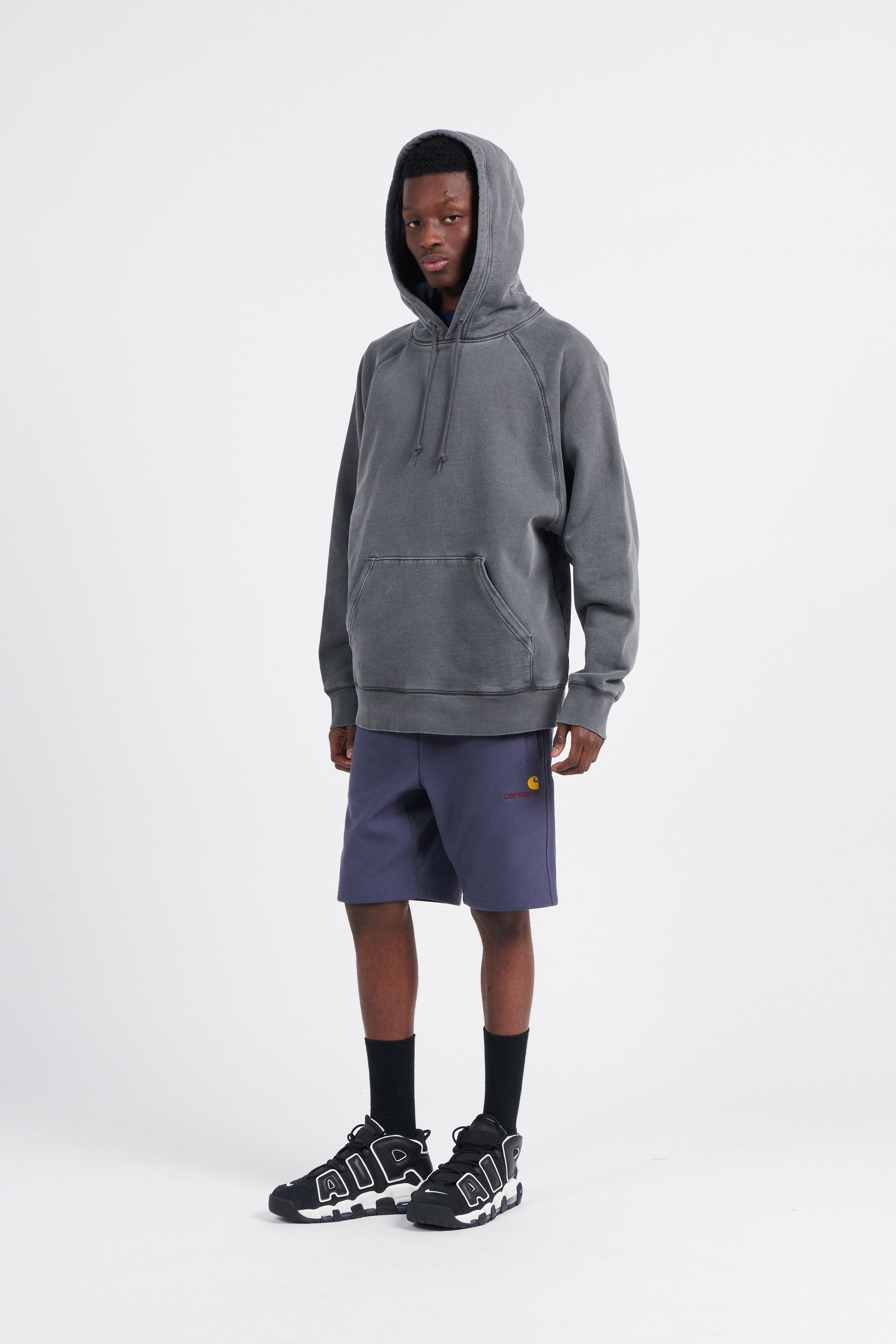 CARHARTT WIP Hoodie Hooded Taos Sweat Gris