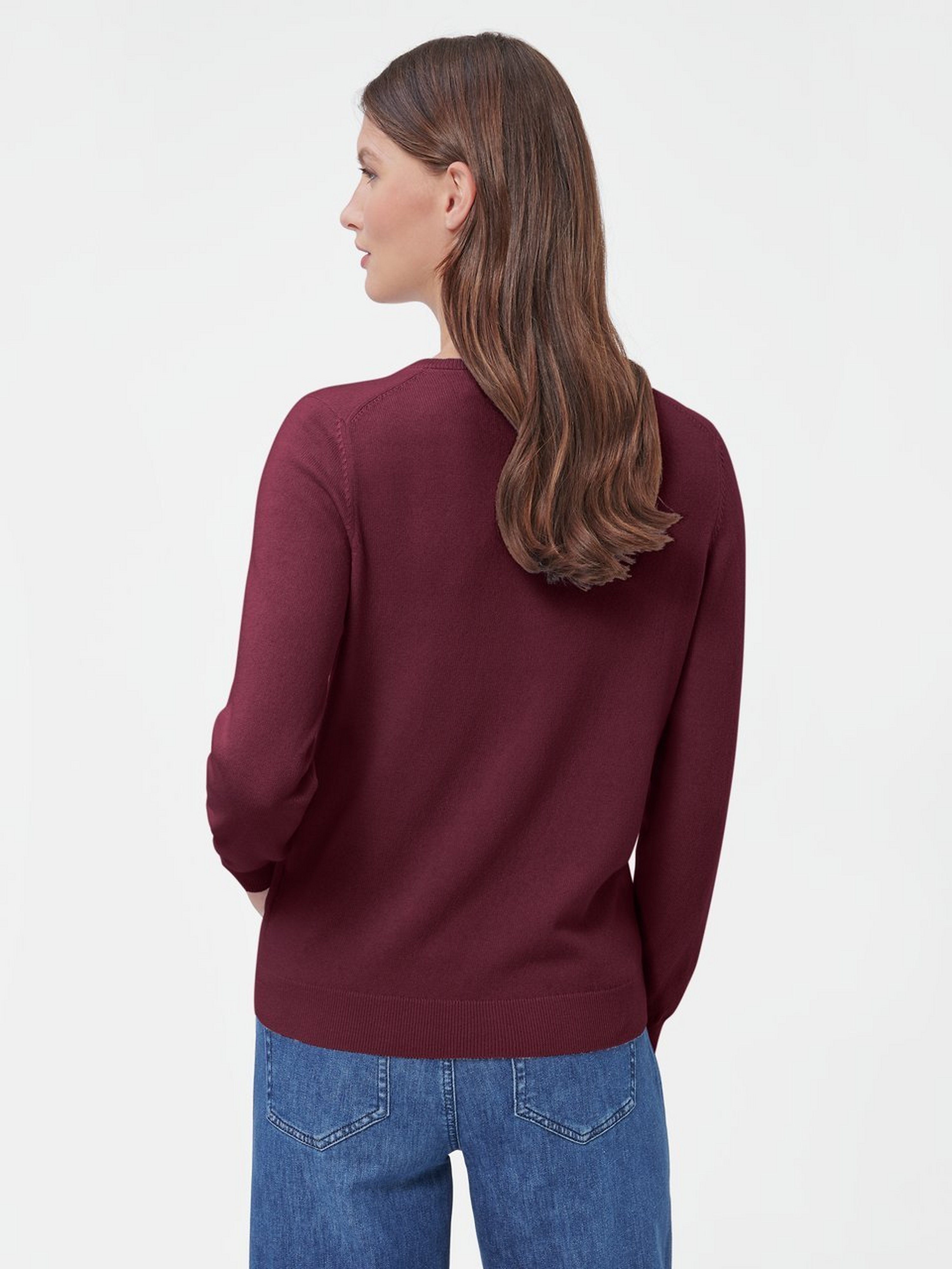 Pullover mit V-Ausschnitt