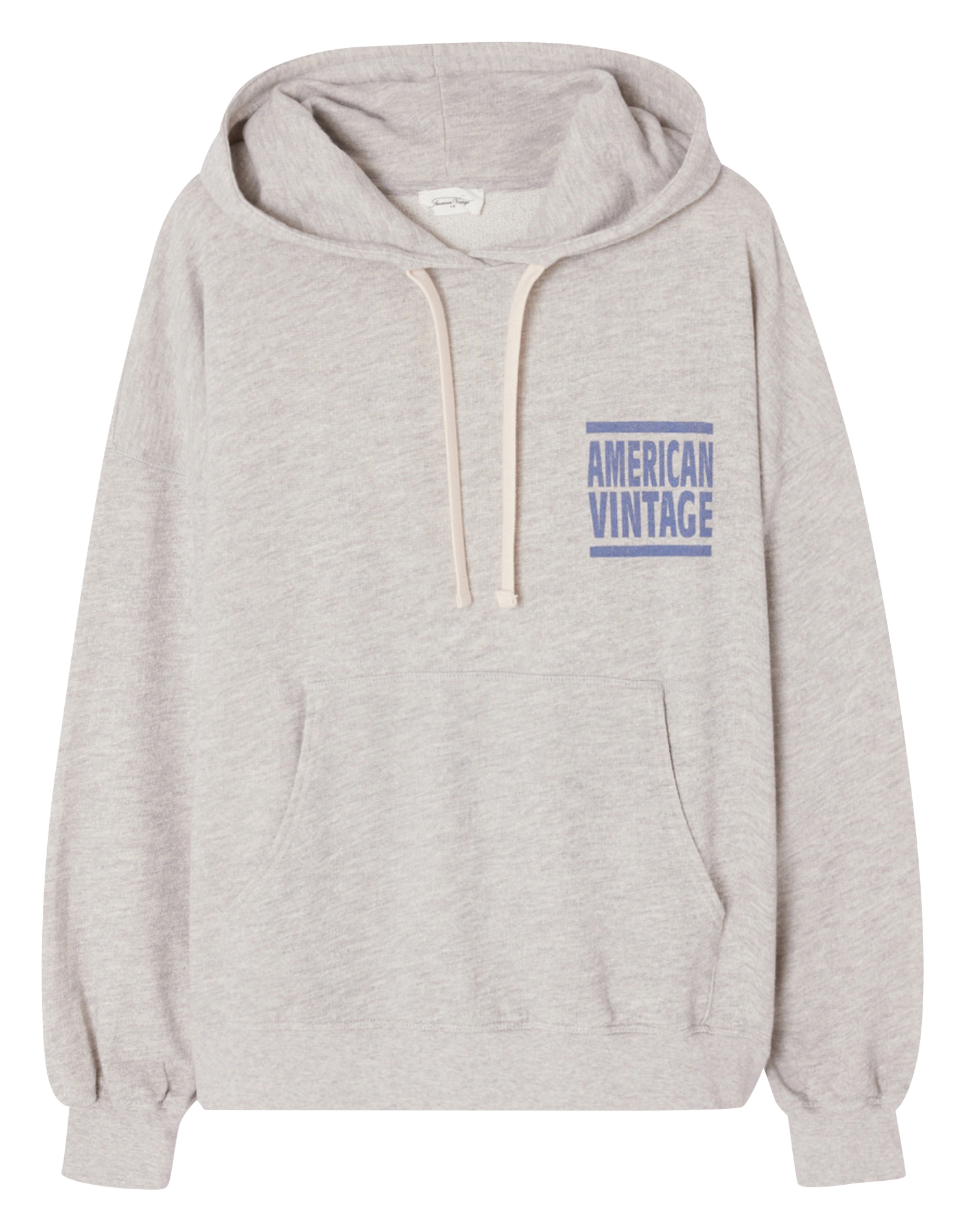 ZOFBAY - Sweat à capuche sérigraphié en coton mélangé | Gris