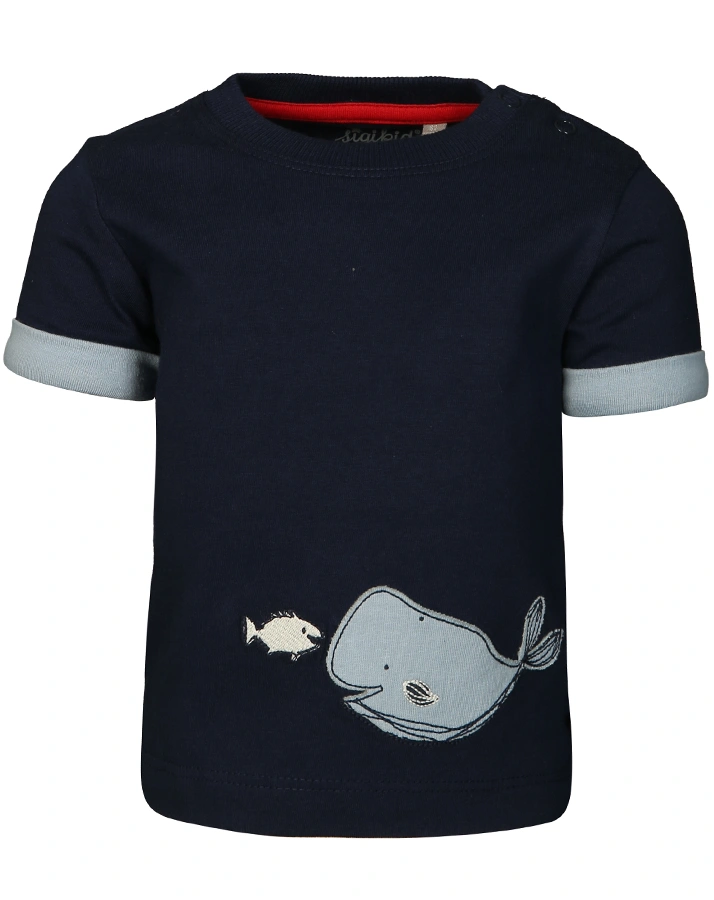 T-Shirt NAUTIC – WAL in dunkelblau