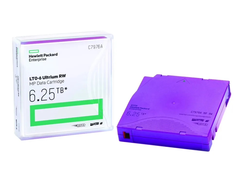 HPE RW Data Cartridge - 20 x LTO Ultrium 6 - 2.5 TB / 6.25 TB - skrivemærkater - lilla - for StorageWorks SAS Rack-Mount Kit; StoreEver MSL2024, MSL4048, MSL8096; StoreEver 1/8 G2