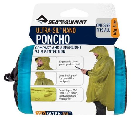 Poncho Sea To Summit Ultra-Sil Nano Bleu