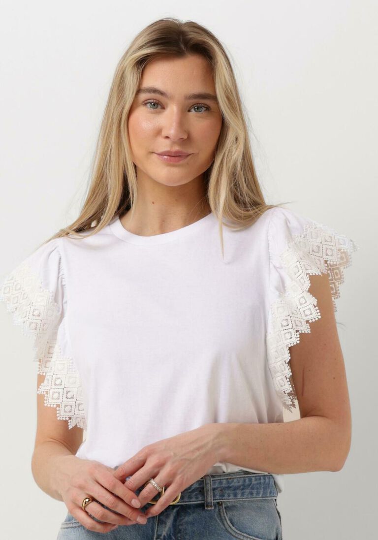 TWINSET MILANO witte twinset milano t-shirt knitted blouse