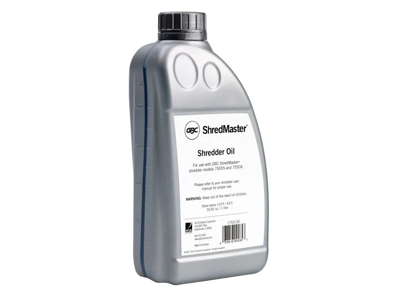 Makulatorolie Rexel 1ltr. til WideEntry 7500S/7500X - (5 stk.)