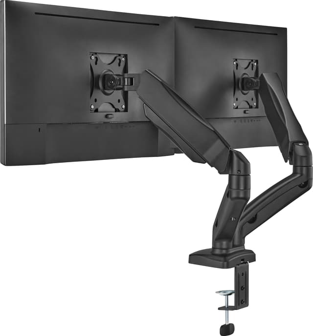 Essentials Dual Spring skærm-arm (sort)