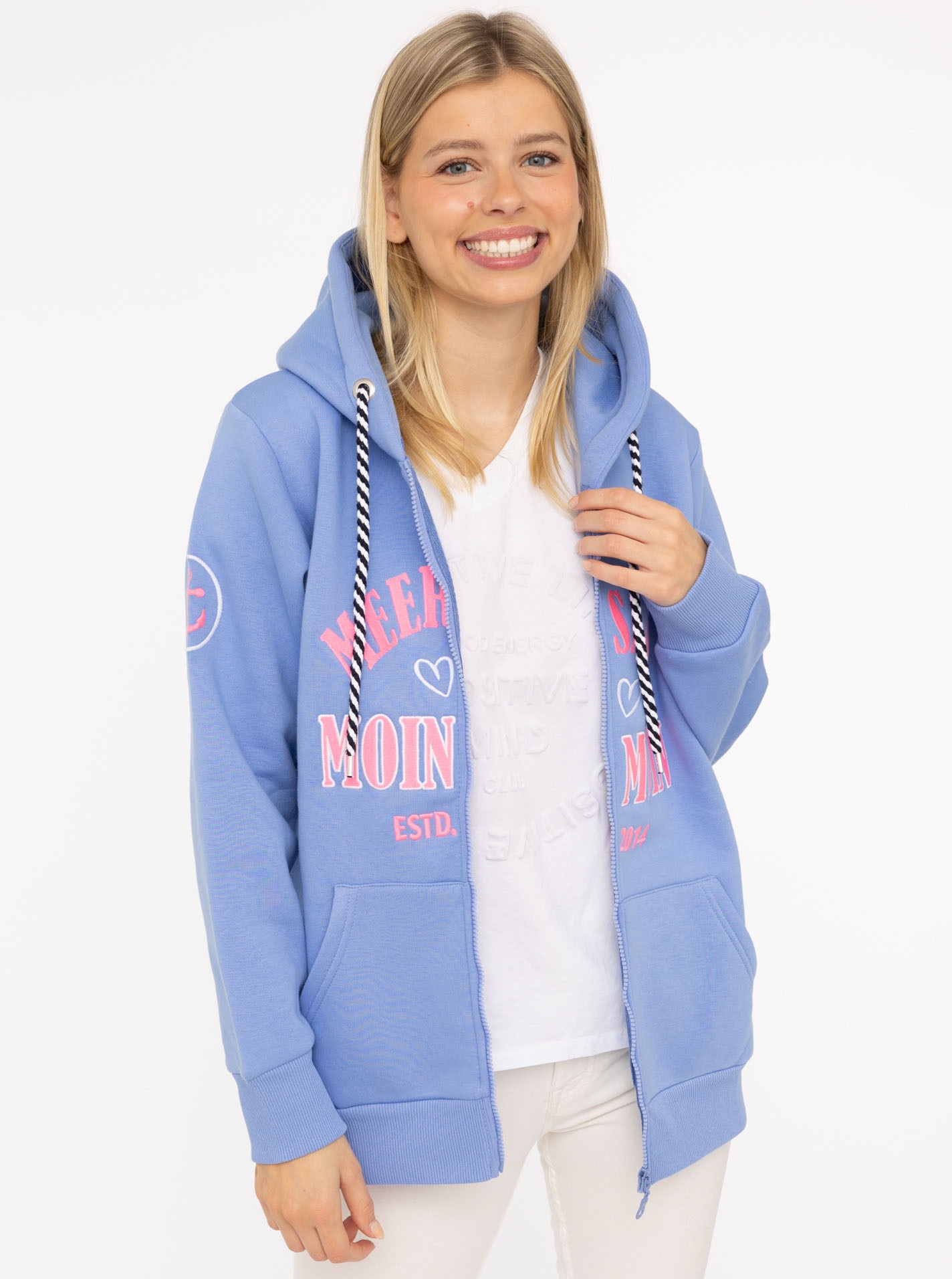 Zwillingsherz Sweatjacke »