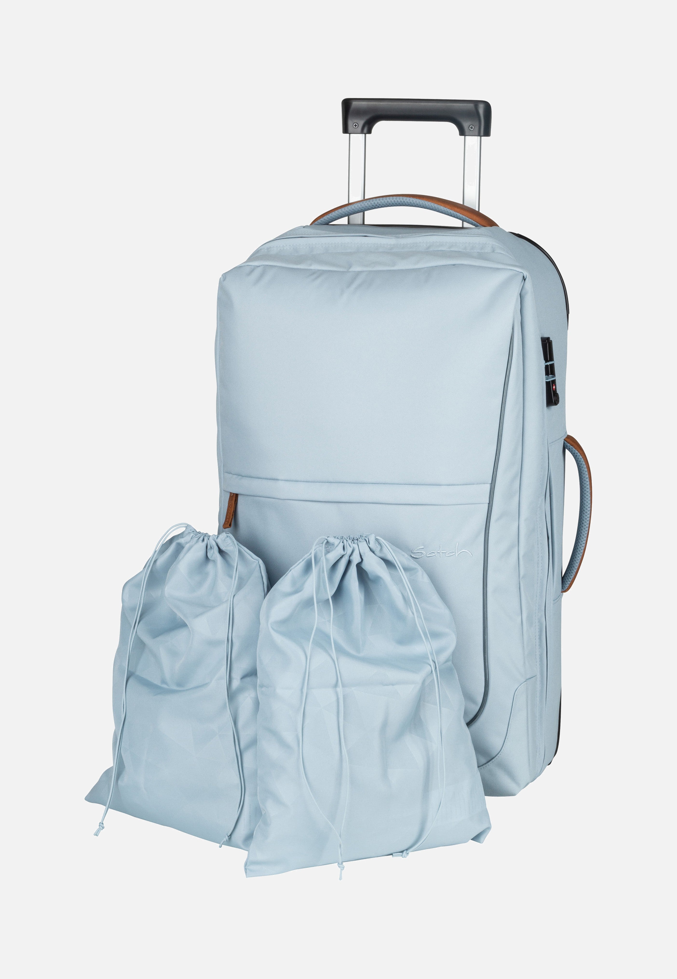 satch Flow Pure M Trolley Pure Ice Blue - Koffer