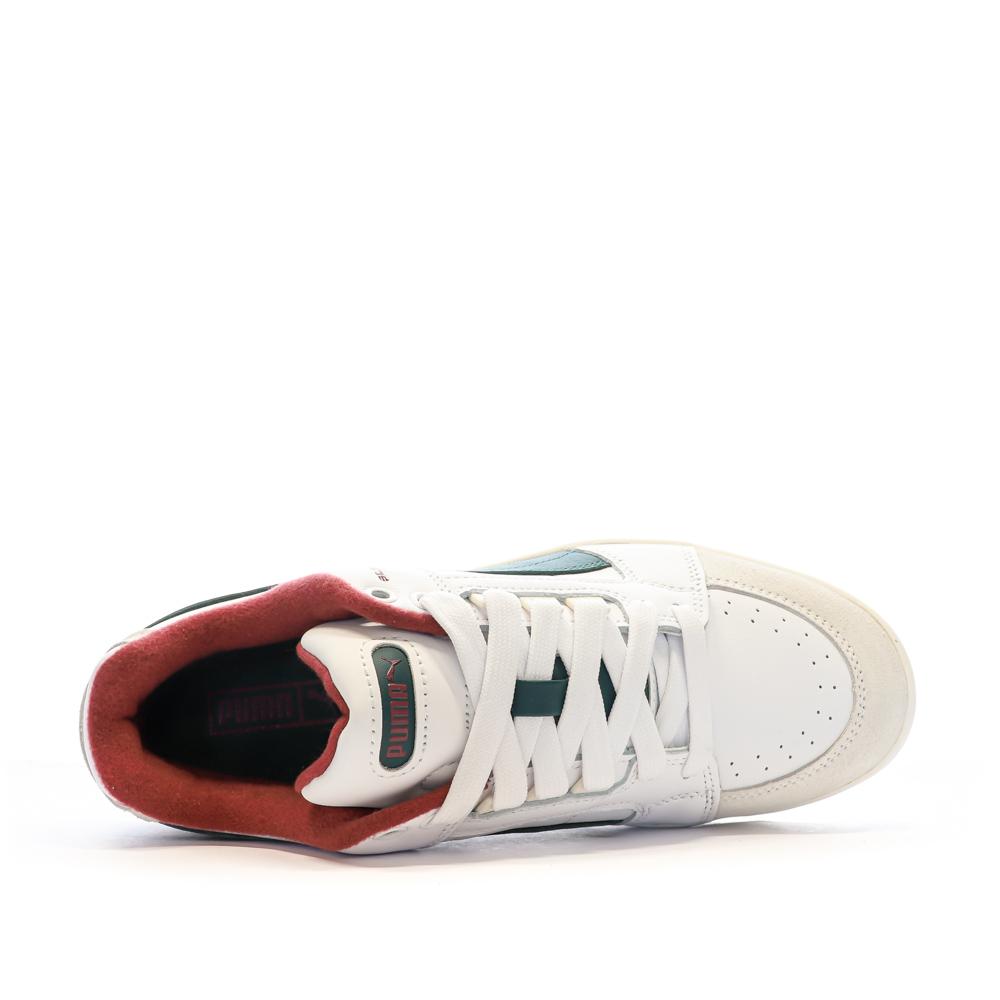 Puma Baskets Blanc/Vert Homme Puma Slipstream Lo Retro