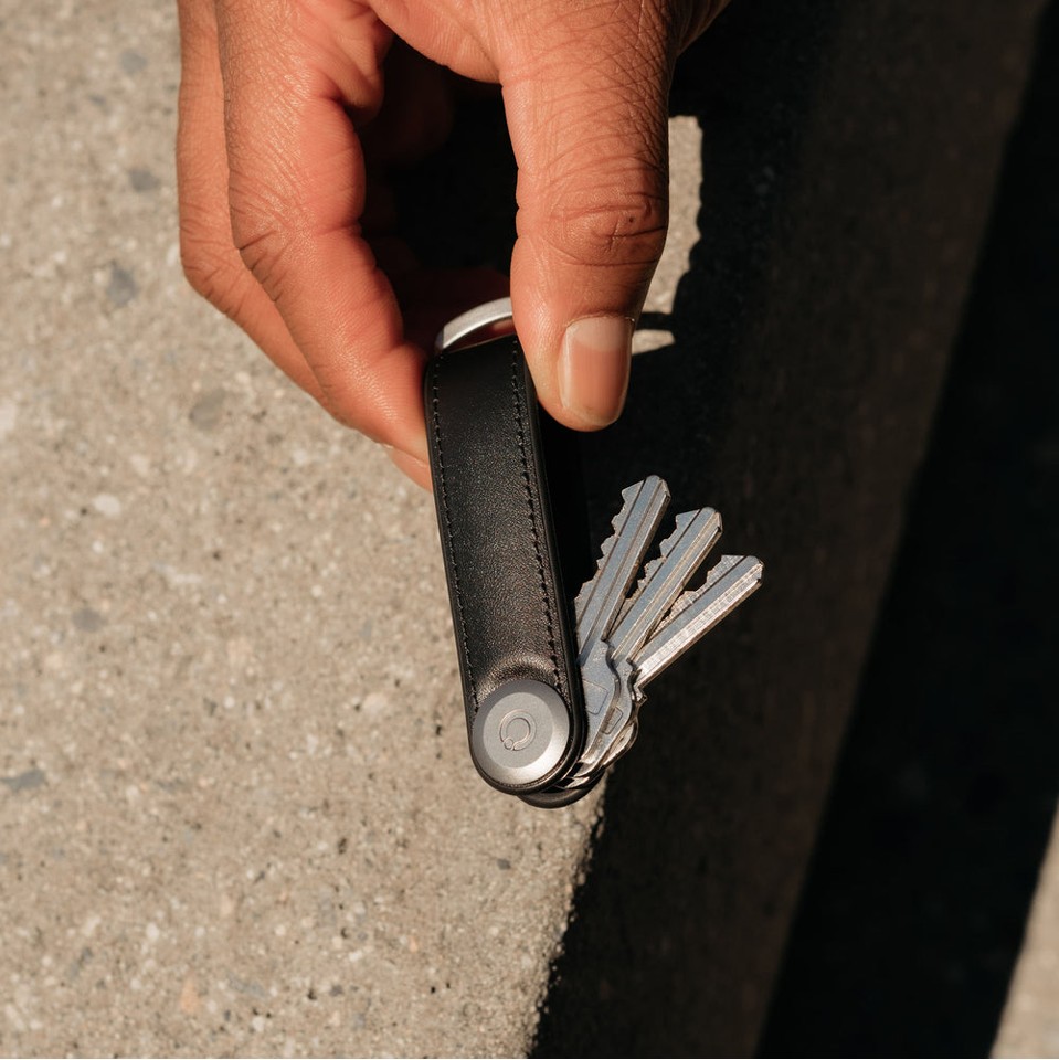 Orbitkey - Hybrid Leather Key Organiser - Black