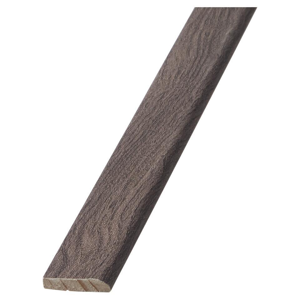 Plakplint Donkerbruin MDF 2,4 cm