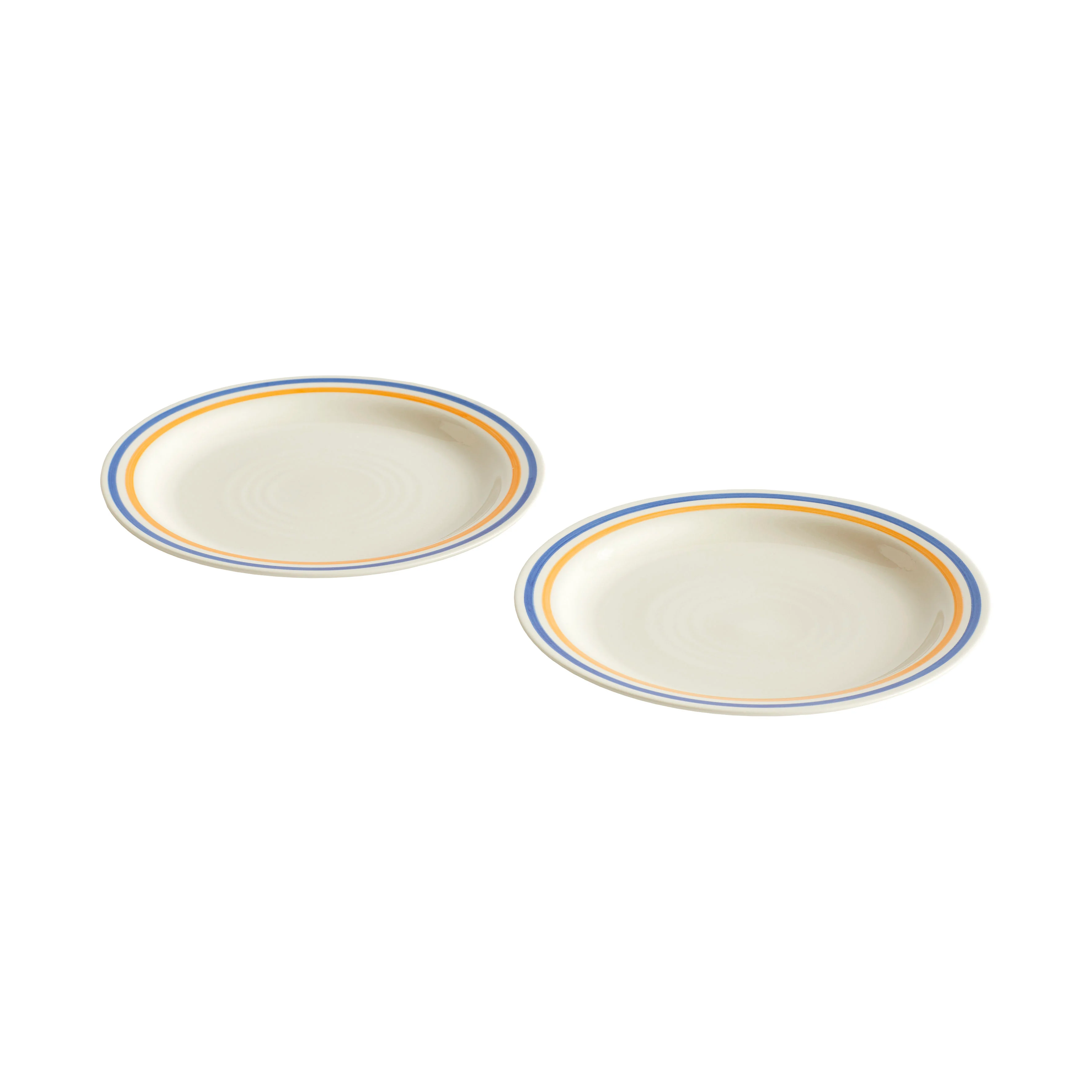 SOBREMESA - Set de 2 assiettes céramique | Bleu