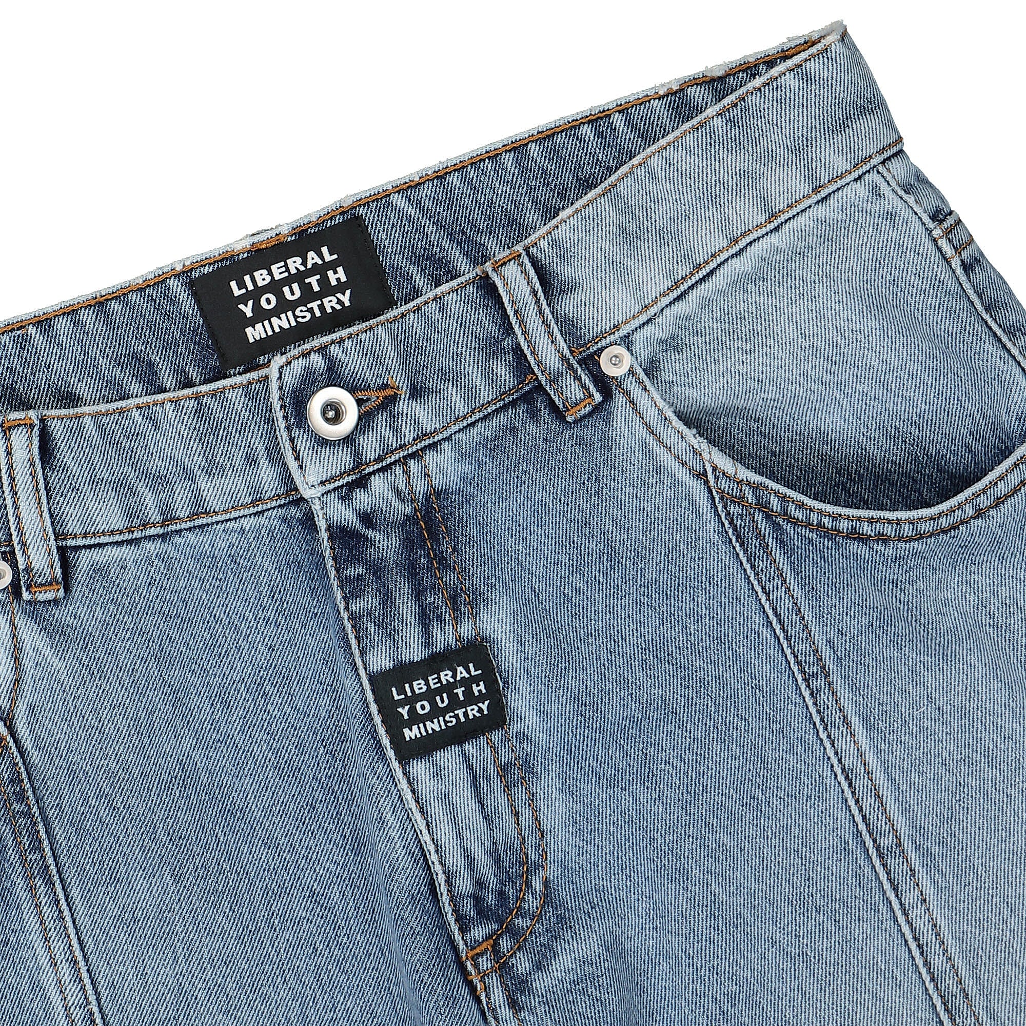 Liberal Youth Ministry<br>Pannel Denim Pants