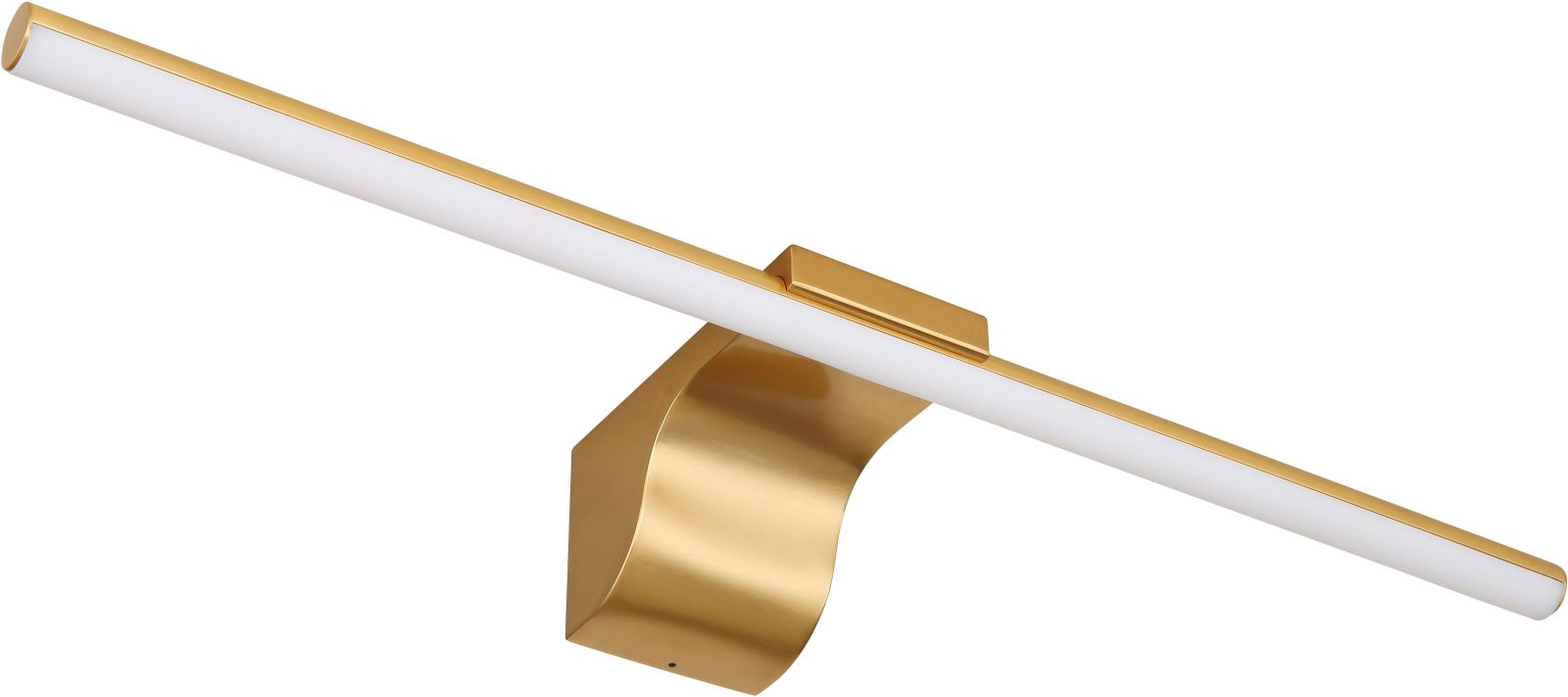LED-Wandleuchte - messingfarben - 70 cm breit
