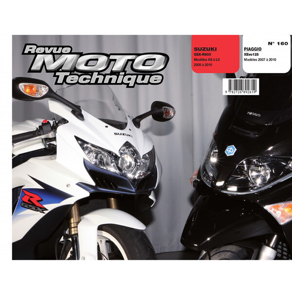 Etai - RMT 160 PIAGGIO XEVO 125 (2007 à 2010) et SUZUKI GSX-R600 (2008 à 2010)