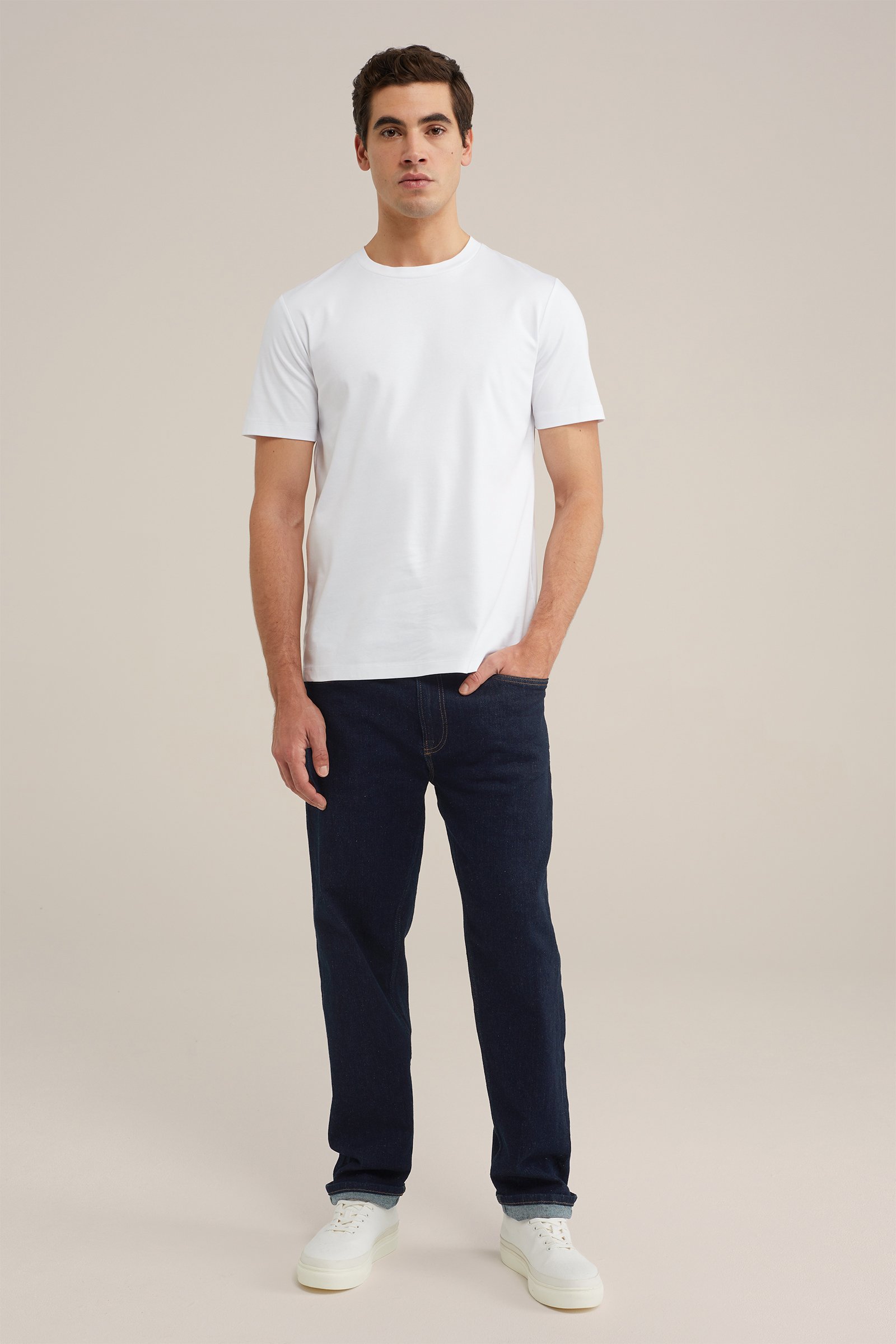 tapered fit selvedge jeans Van Gils Donkerblauw