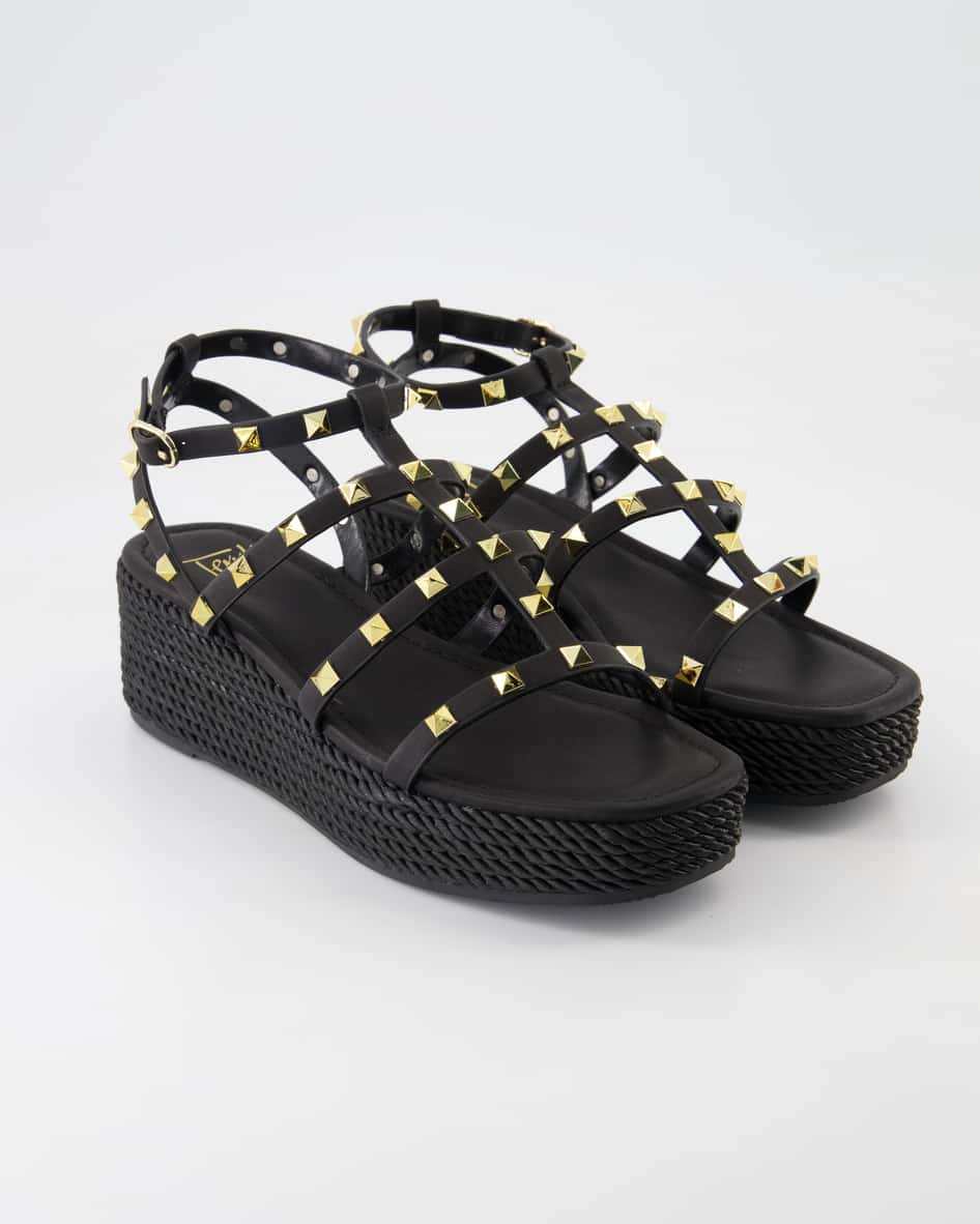 Terry Paola-122 Sandalen in Schwarz