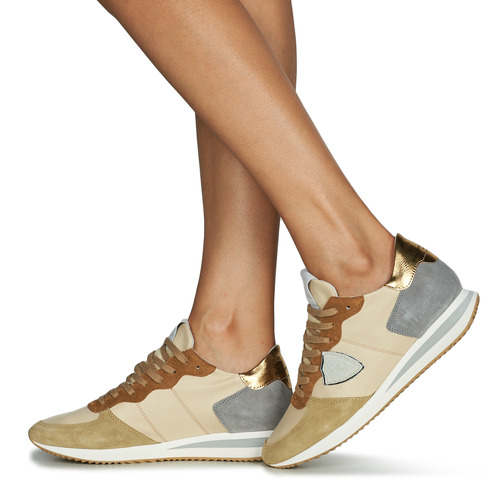 Philippe Model - TROPEZ X LOW WOMAN Beige / Kaki