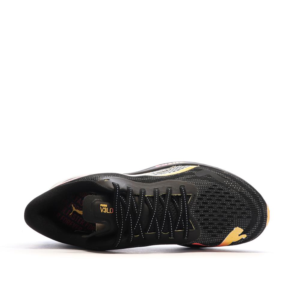 Puma Chaussures de running Noires/Oranges/Roses Homme Puma Velocity