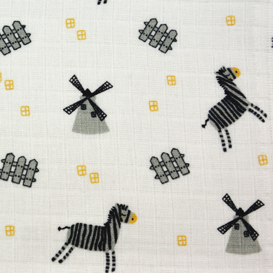 M.M.C. Mullwindel 10 PACK Mix 80x70 cm Mulltücher Unisex Tiere
