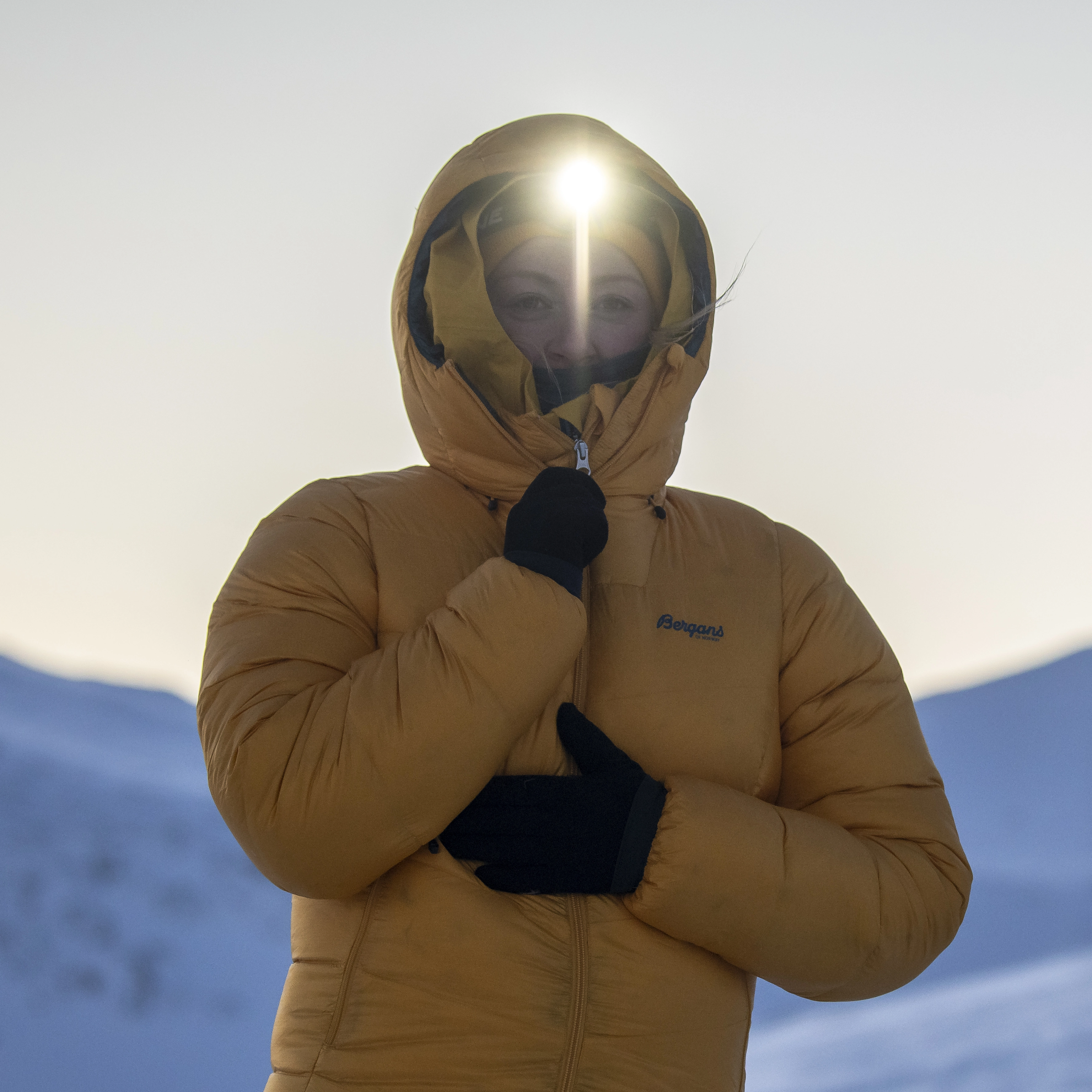 Senja Down W Jacket Light Golden Yellow