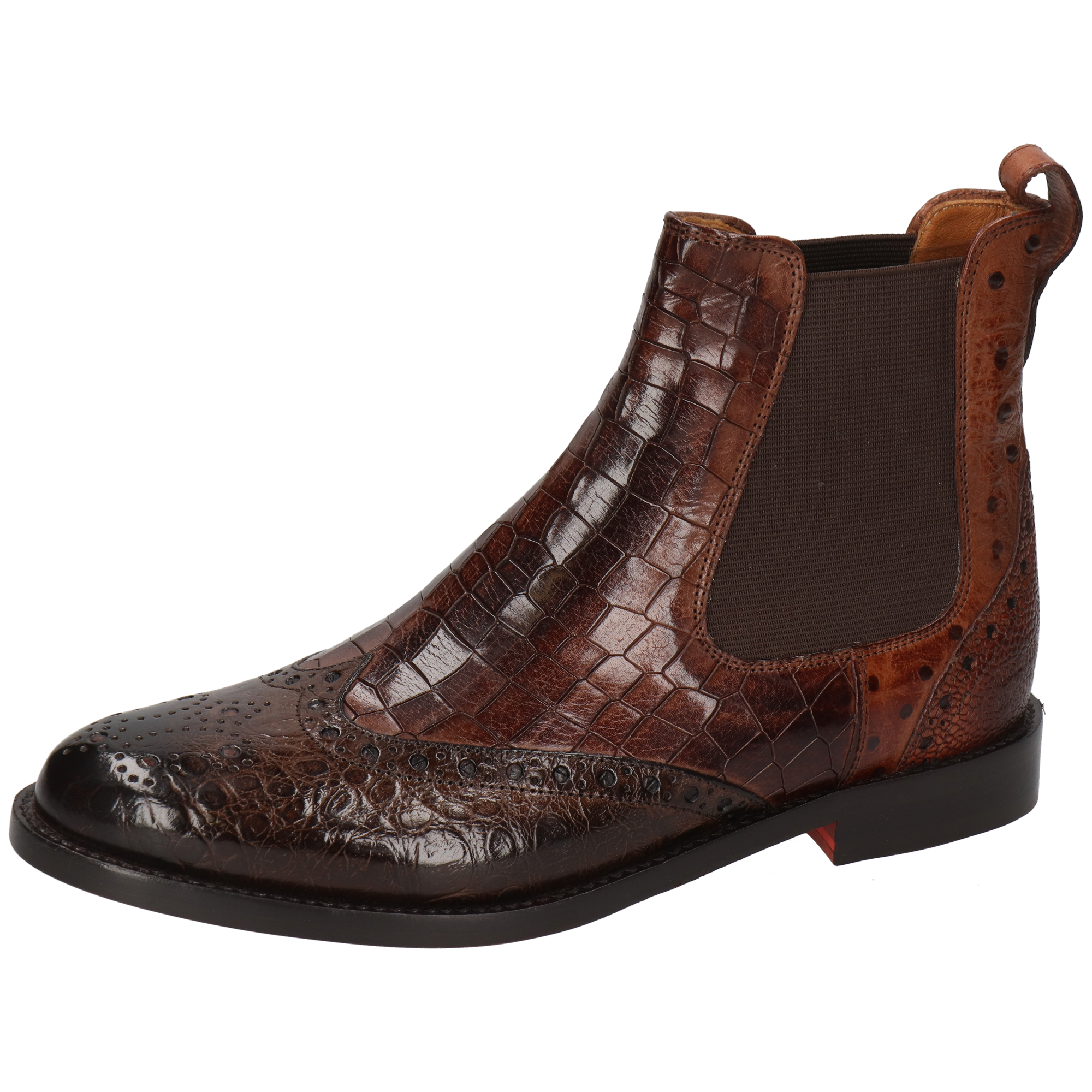 SELINA 29 - Bottines à talon plat | Marron