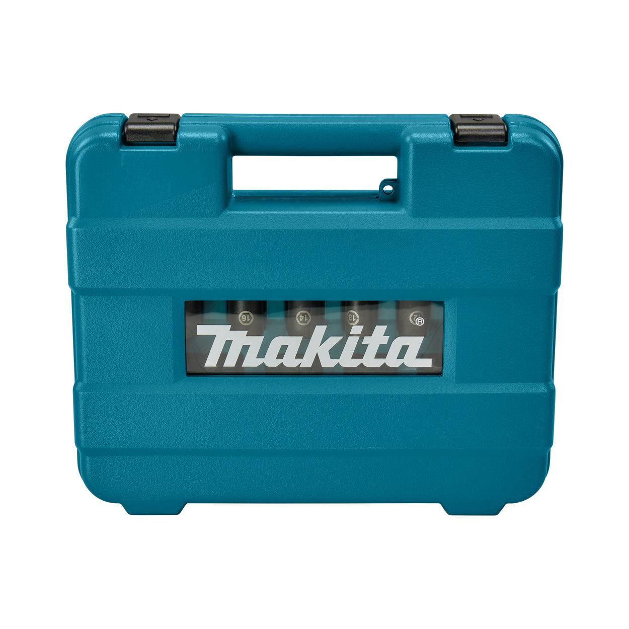 Makita E-16586 Impact Black Krachtdoppenset 81,5mm 10-32mm in Cassette - 14-delig