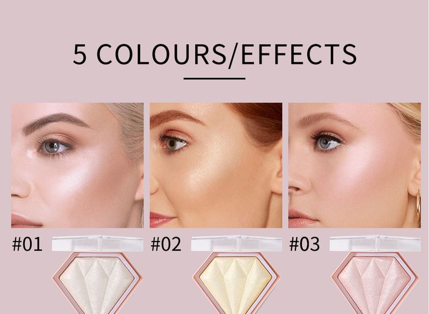 HANDAIYAN - Diamond Glow Highlighter - 5 kleuren