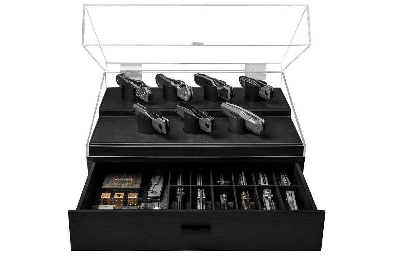Holme & Hadfield Armory Pro Knife Display Case ARP-BK-800-1 Black, zakmessen display voor 30 stuks