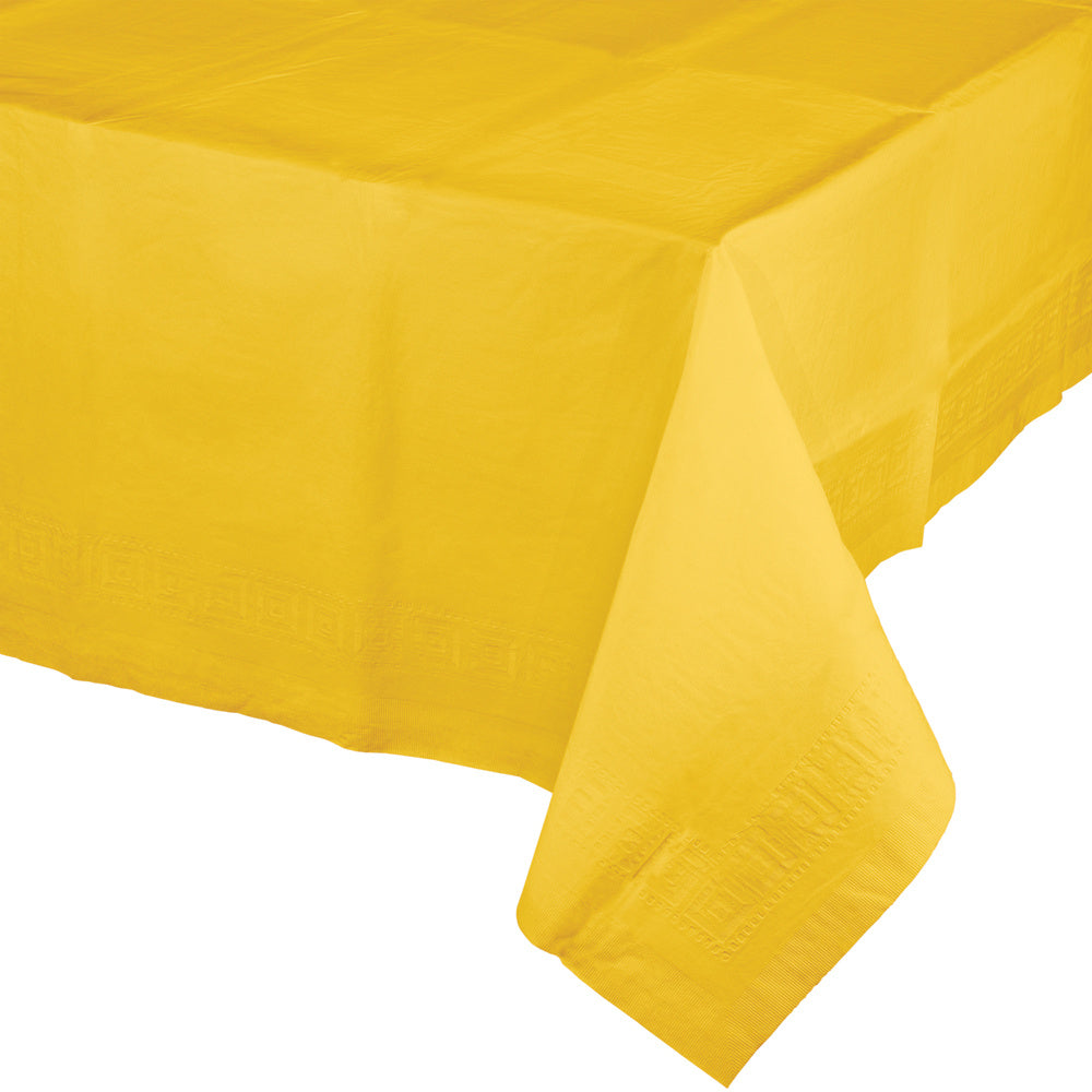 Geel Tafelkleed Plastic 2,74m