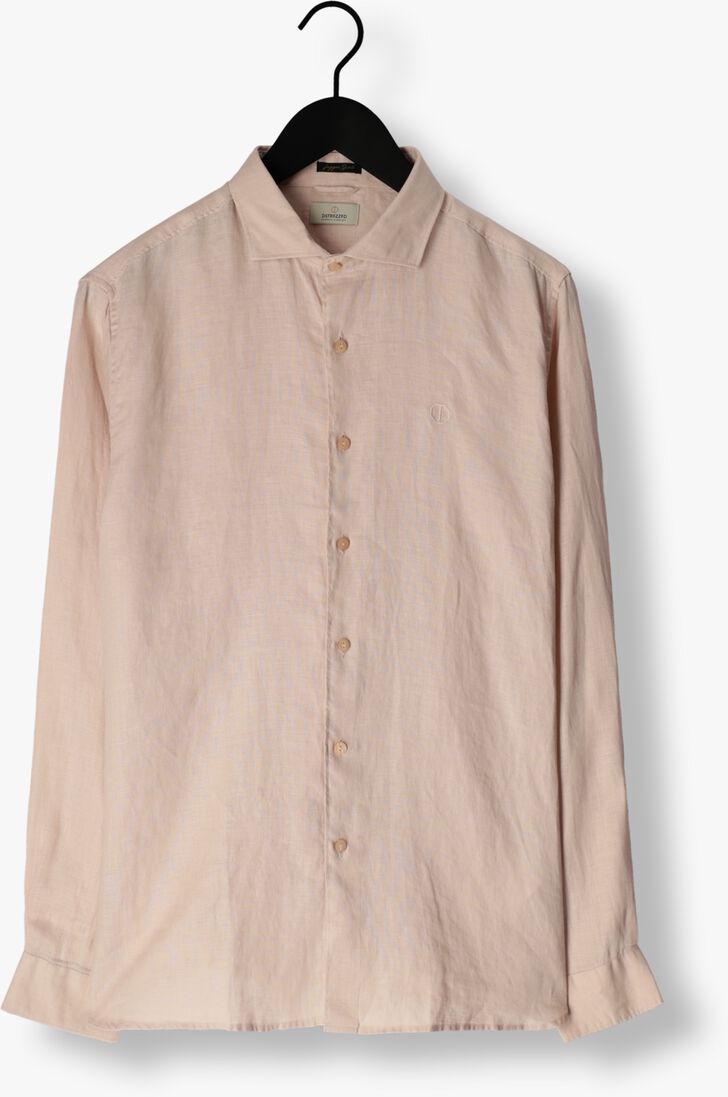DSTREZZED lichtroze dstrezzed casual overhemd jagger shirt linen