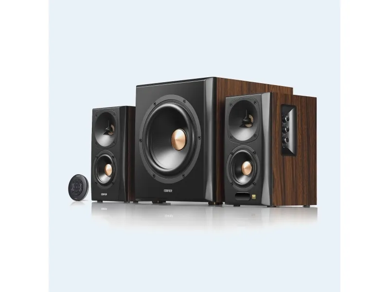 Edifier S360DB - Højttalersystem - til PC - 2.1-kanal - trådløs - Bluetooth - 155 Watt (Total)