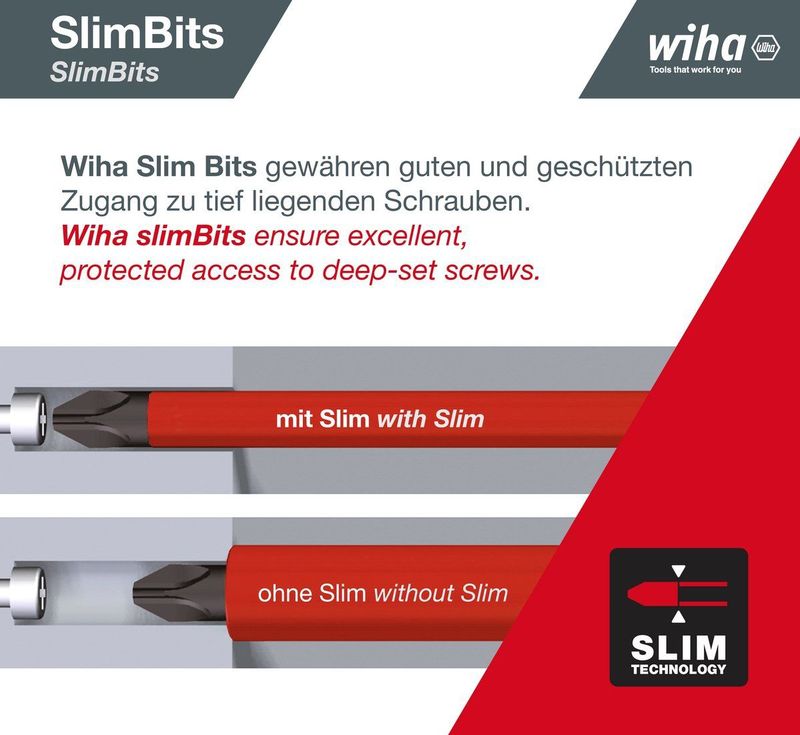 WIHA Schroevendraaier met bit magazijn