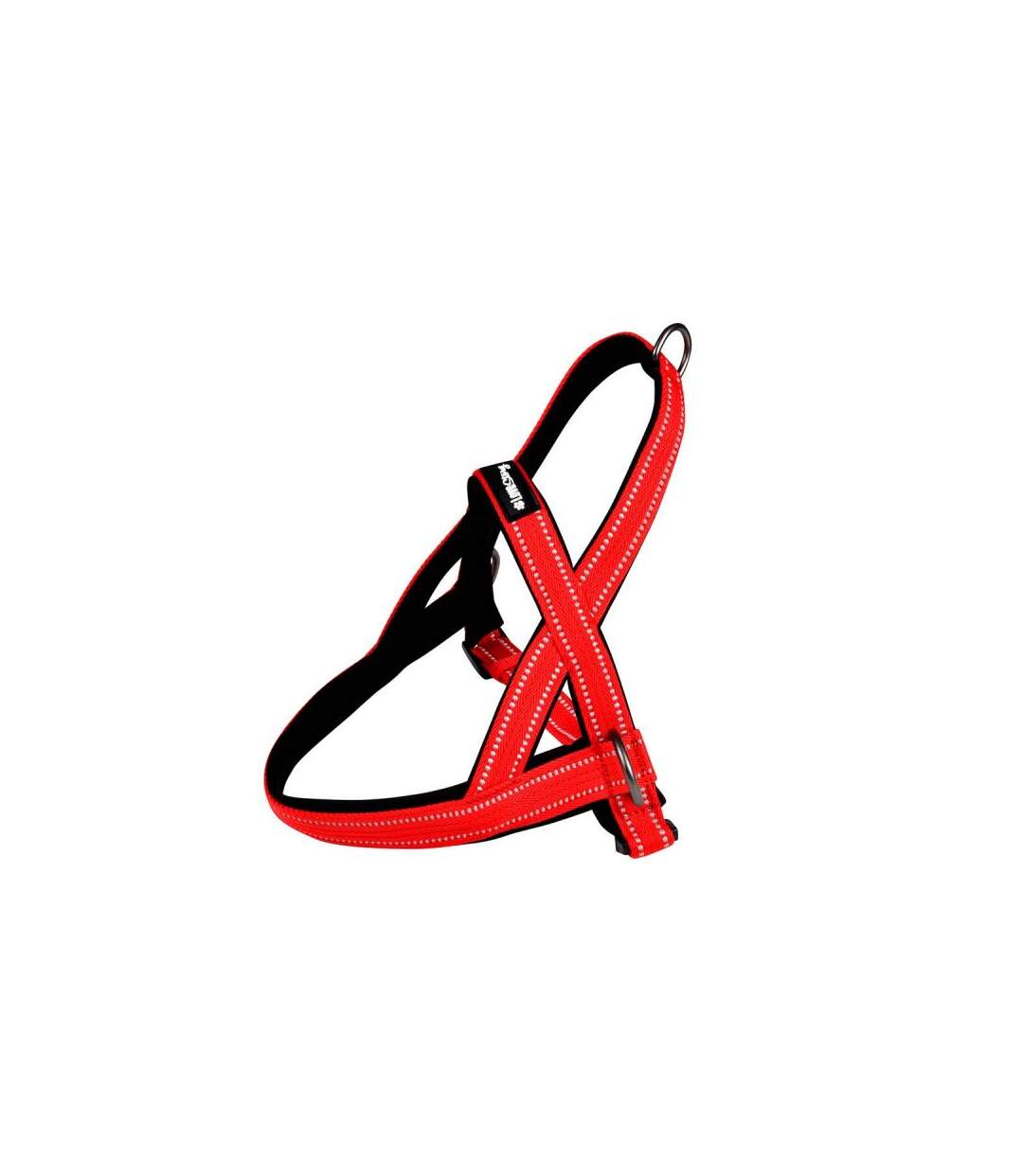 Paris Prix - Harnais Norvégien expert Réglable 95cm Rouge