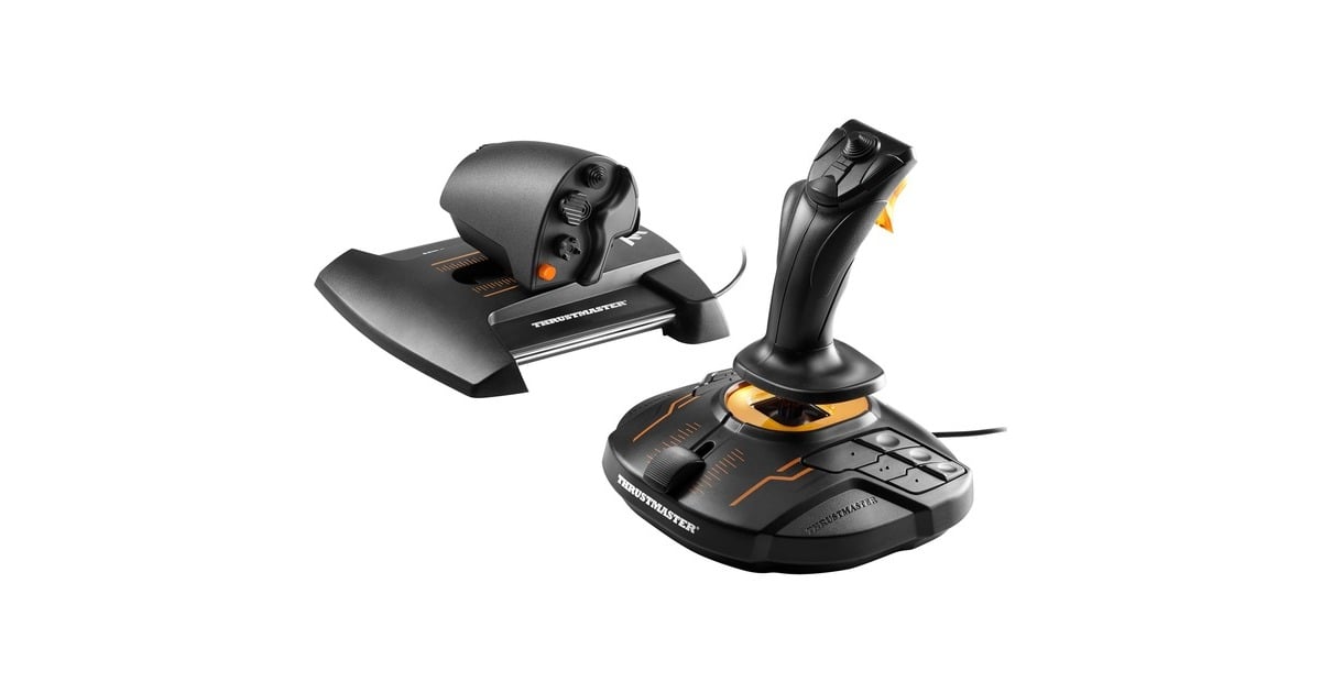 ThrustmasterT.16000M FCS HOTAS gaming hotas  (Zwart/oranje, Pc)