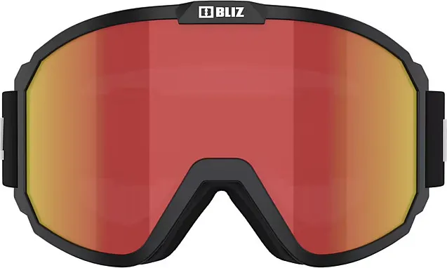 Bliz Bliz Rave Matt Black White Logo/Brown Red