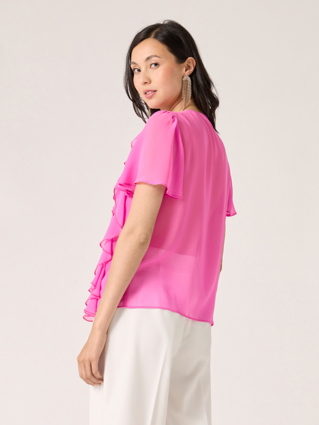 Blouse à volant