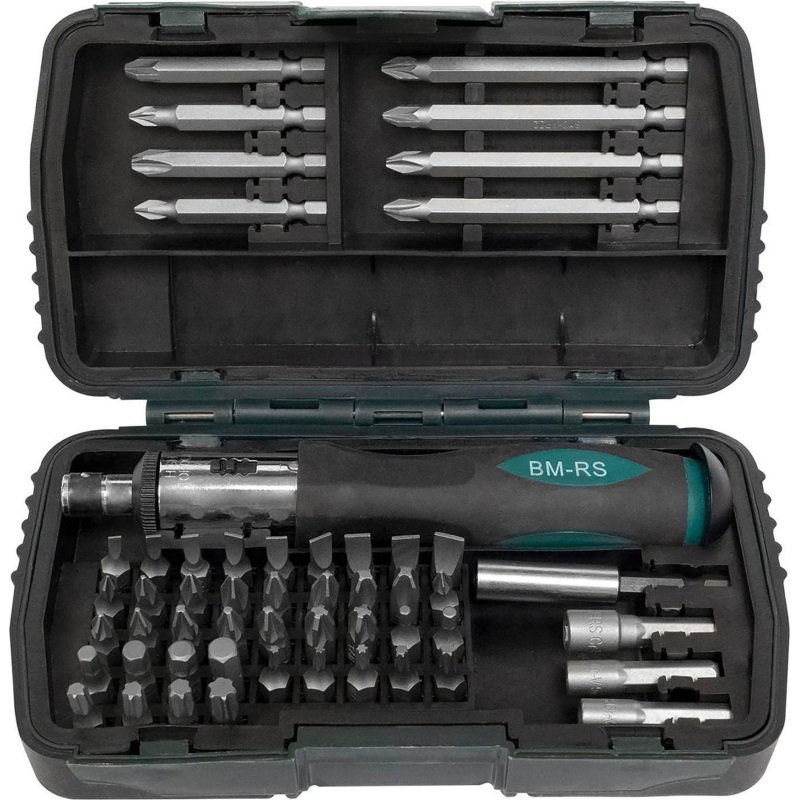 BRÜDER MANNESMANN Kit d'embouts, 53 pièces, boîte plastique