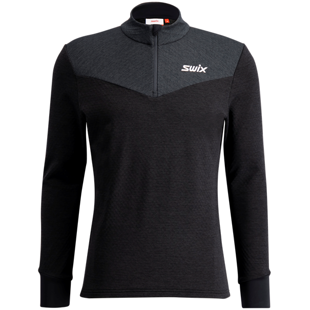 Swix Dynamic Midlayer Half Zip, Herre<br>Unik komfort - super til trening og fritid!