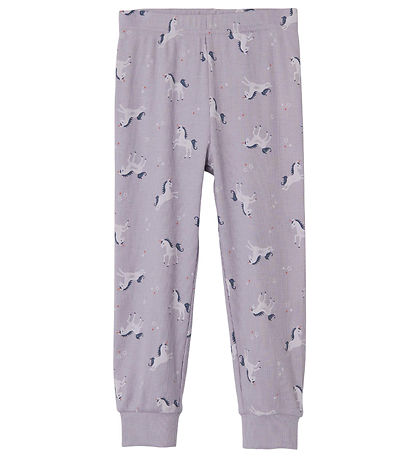 Name It Schlafanzug - Noos - NmfNightset Unicorn - Lavender Aura