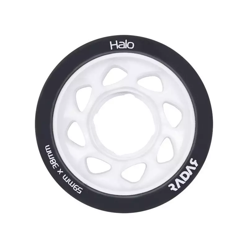 Roues Roller Derby RADAR WHEELS Halo 99A 59mmx38mm White