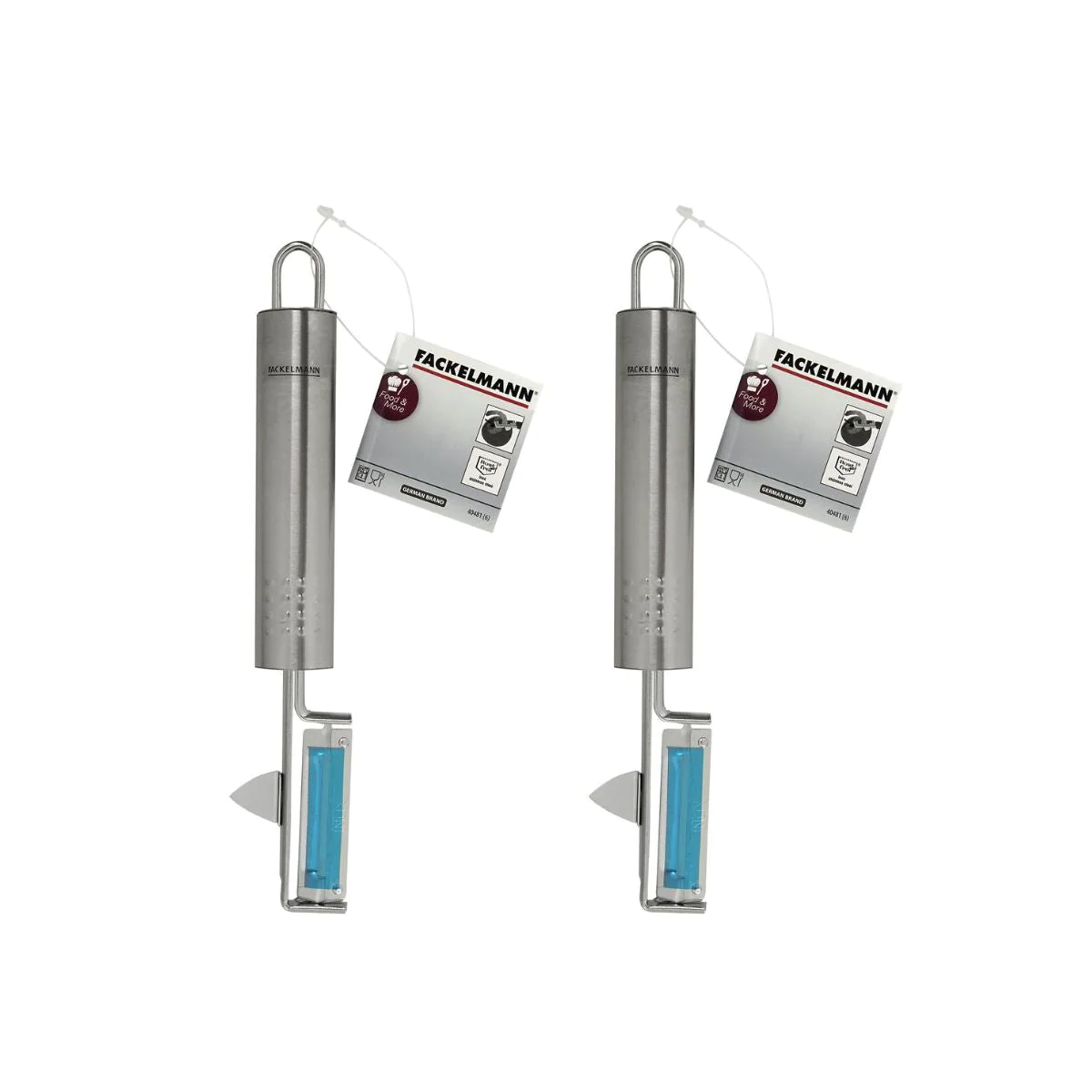 Lot de 2 éplucheur à légumes inox Fackelmann Ovale Fackelmann