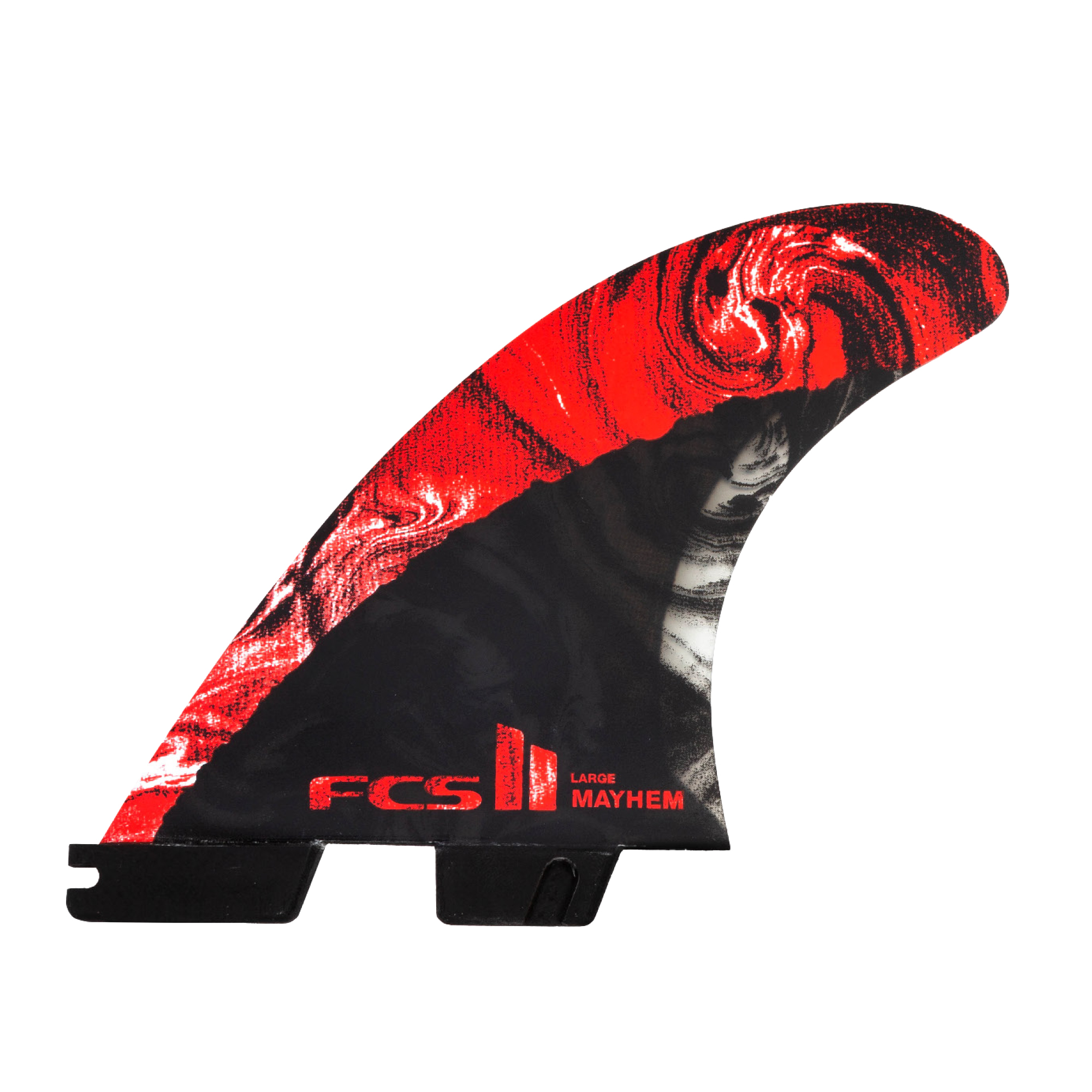 FCS FCS II MB PC Carbon Red - Large Thruster-Quad