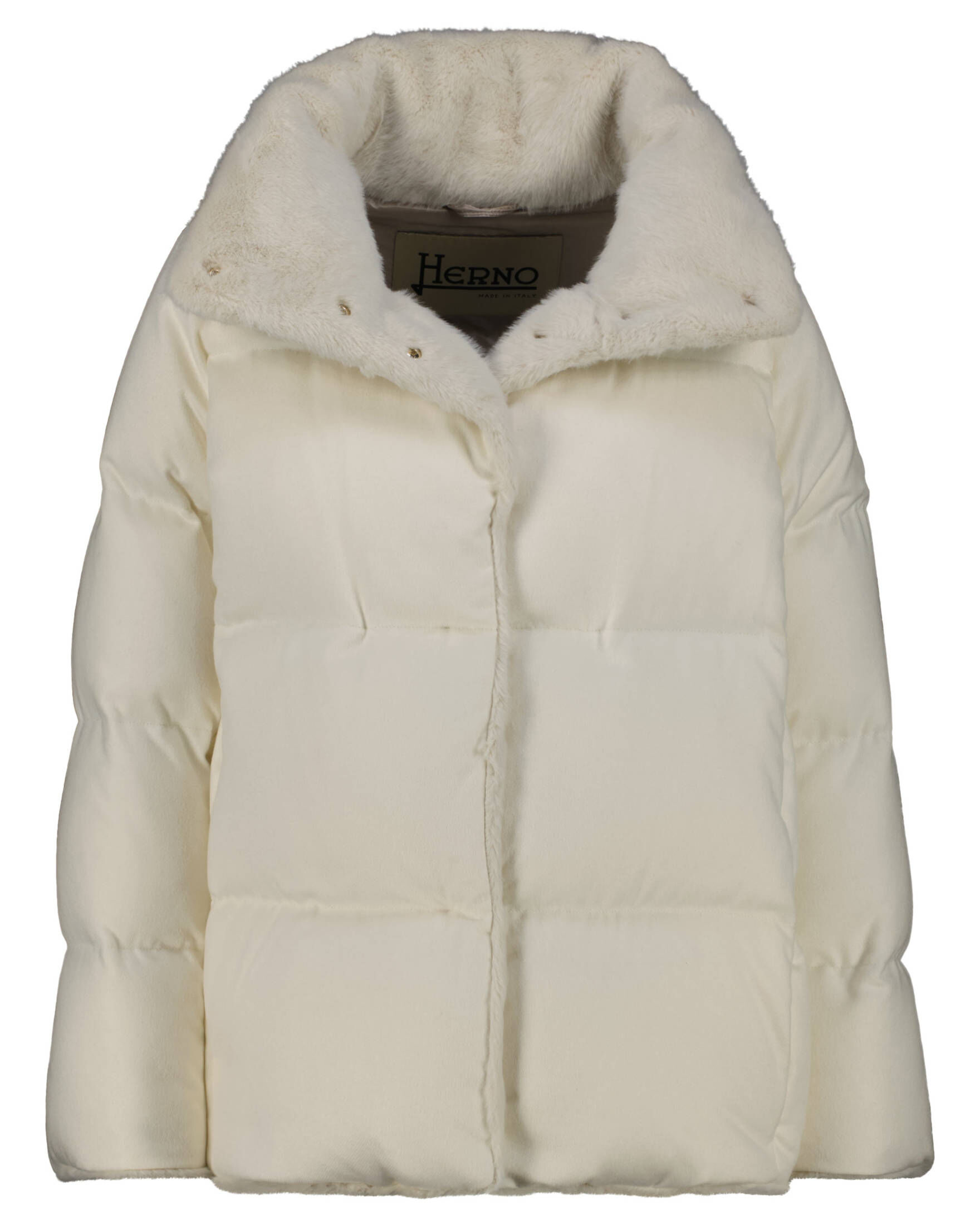 Herno| Damen Daunenjacke aus Seide mit Kaschmir Oversized Fit