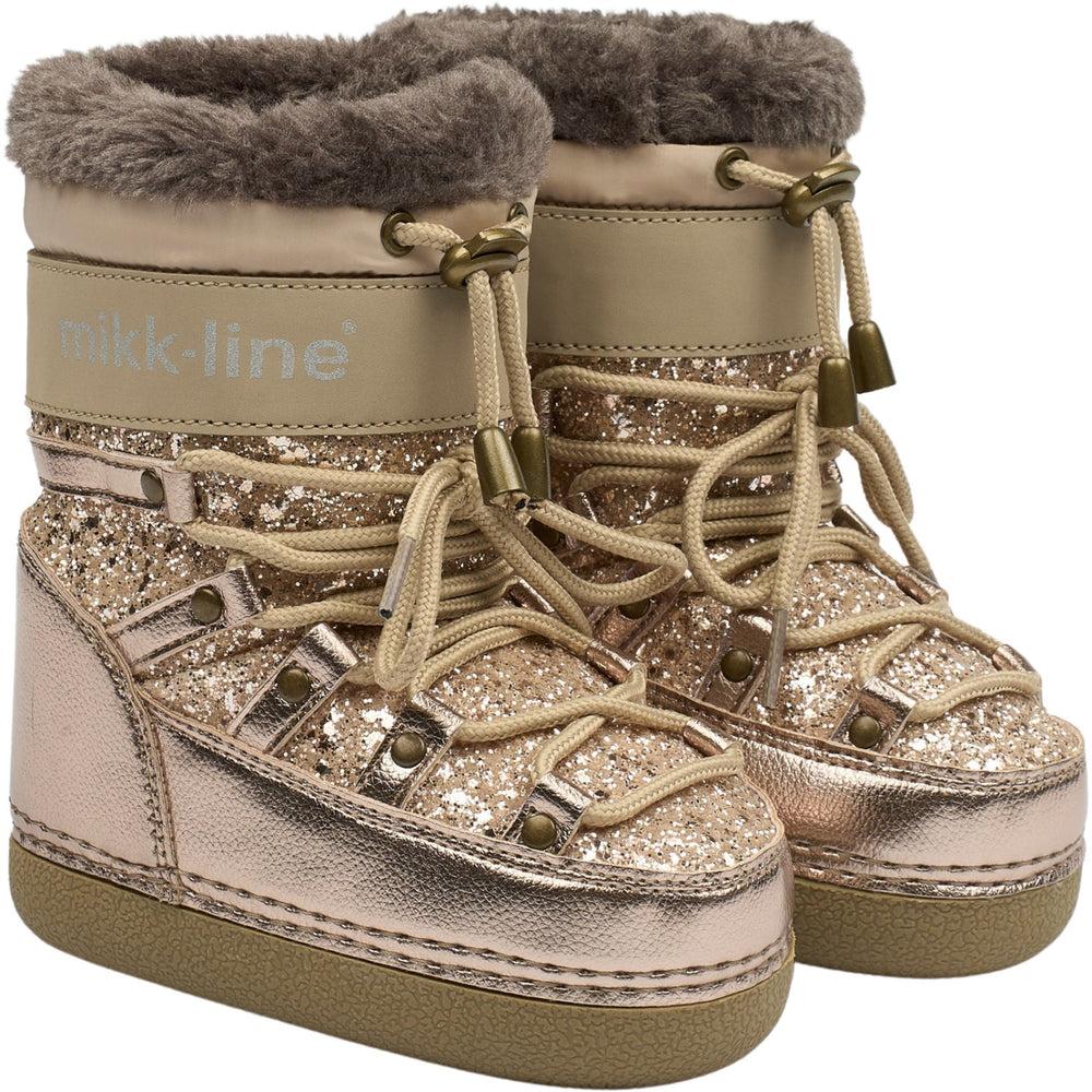Køb Mikk-Line Champagne Glitter Snow Støvle Glitter