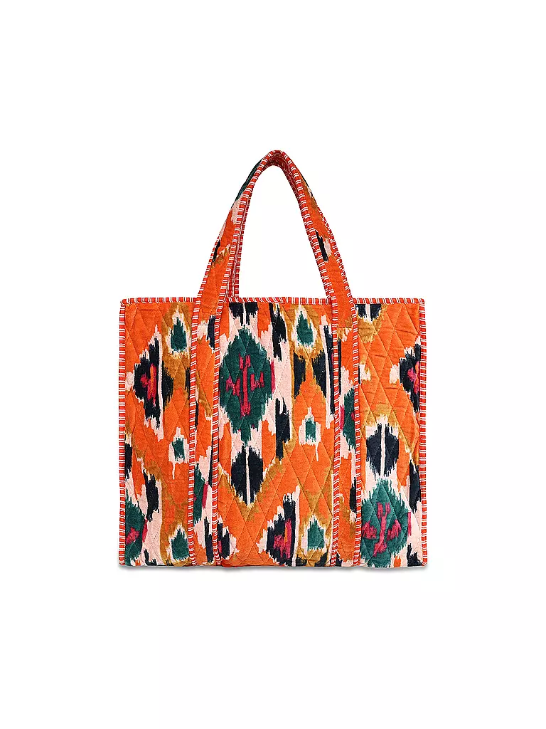 CONSCIOUS YOGA COLLECTIVE Tasche - Shopper VELVET IKAT SHOPPER orange