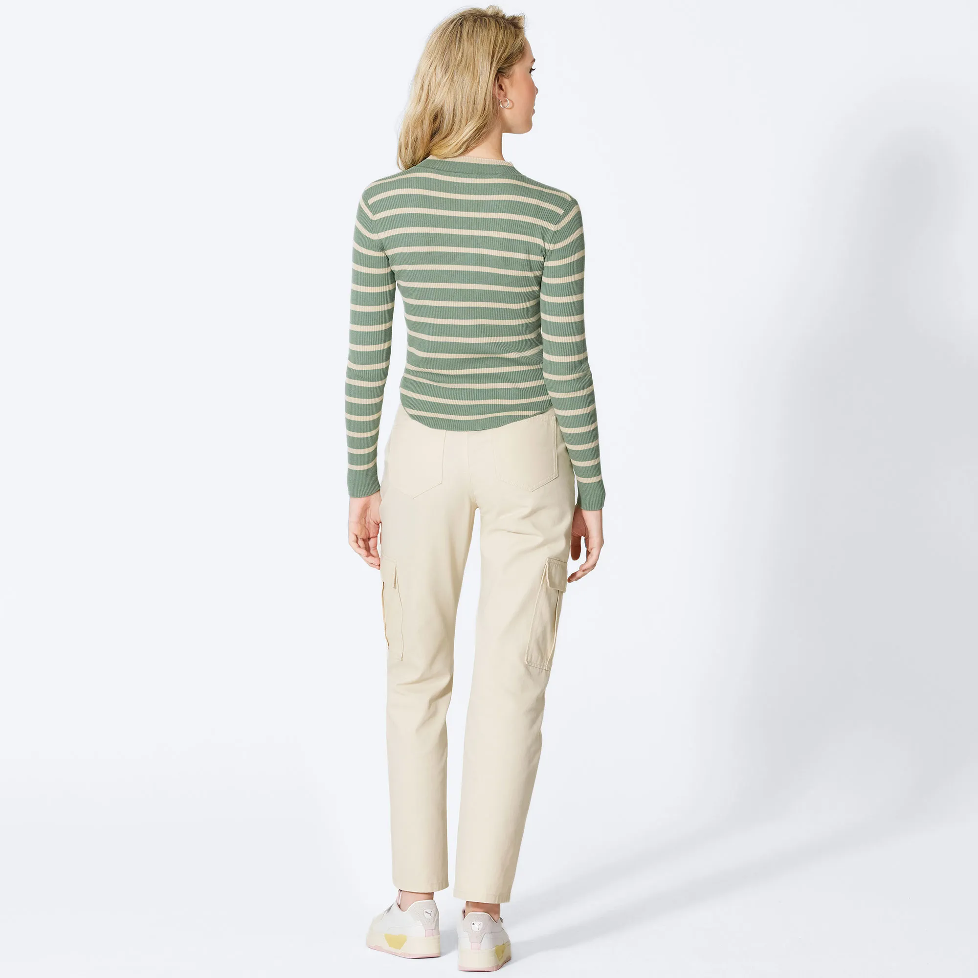 Damen-Hose mit Cargo-Taschen