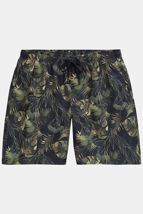 JAY-PI Badeshorts, Beachwear, Elastikbund, floraler Camouflage Print