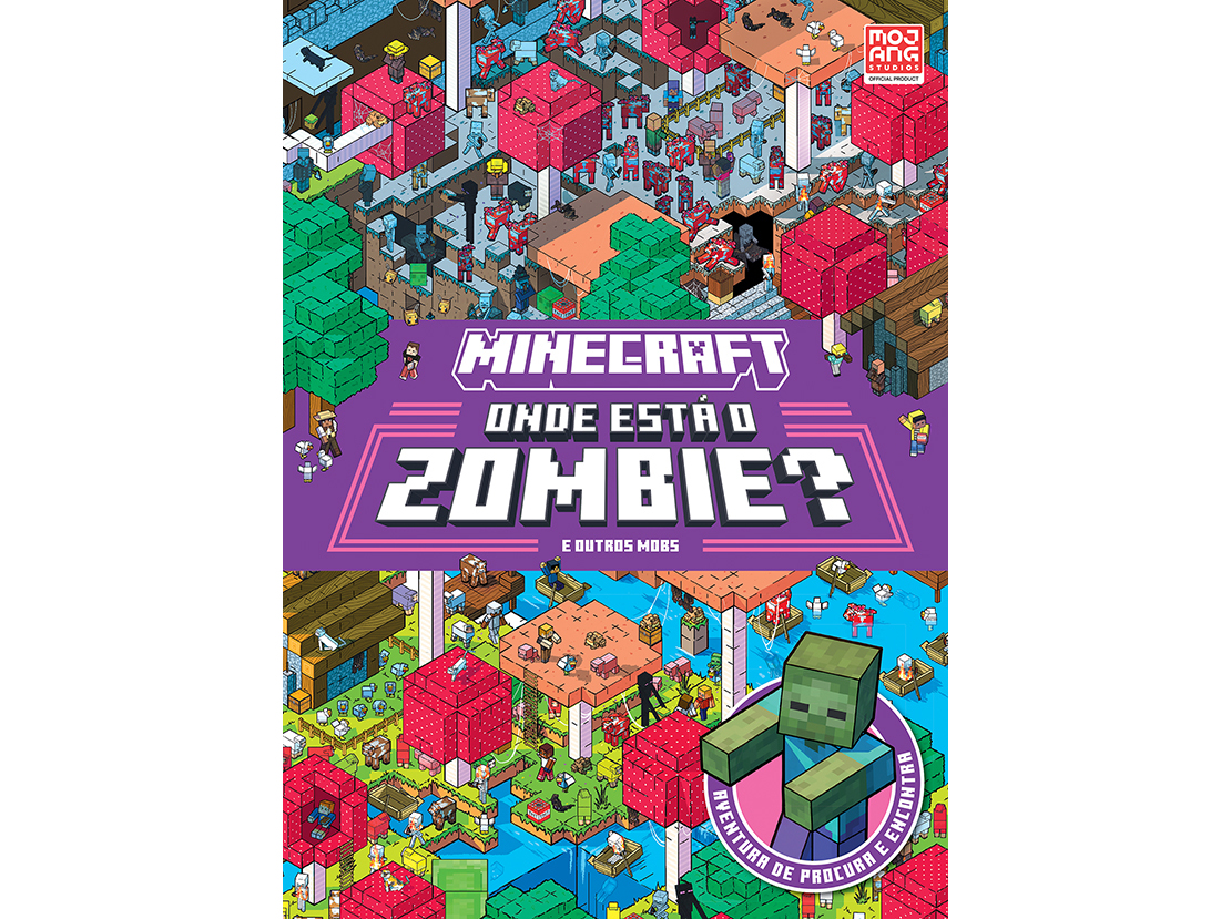 LIVRO MINECRAFT - ONDE ESTÁ O ZOMBIE? E OUTROS MOBS